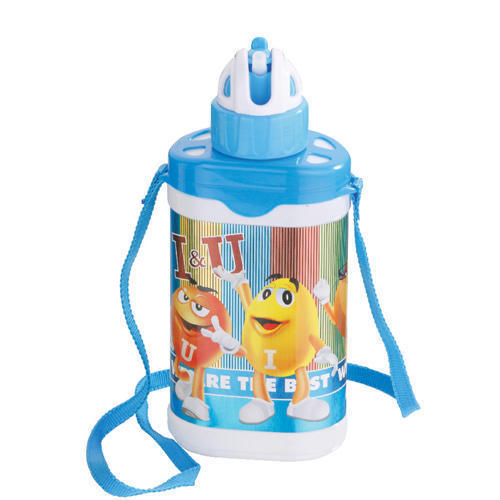 Water Bottle - Plastic, 5-20 Inch Size | Adjustable Strap, Round Shape, Capacity 100-1000 Ml