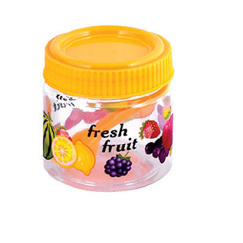 Multicolor Round Printed Container