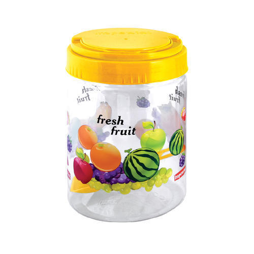 Multicolor Round Printed Container