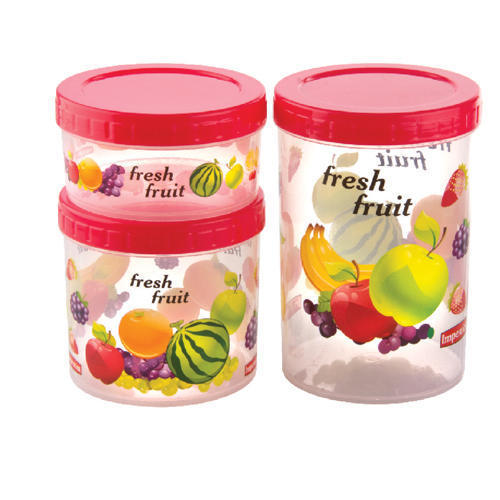 Khaas Pp Container - Bpa-free Polypropylene, Round Shape, White Color, Available In 6 Sizes