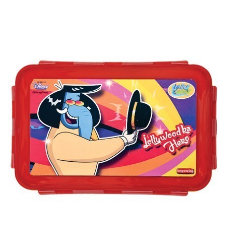 Red & Pink Cartoon Lunch Box