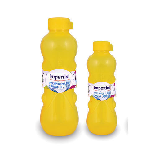 Fridge Bottle - Bpa Free Polypropylene, 500ml & 1 Litre Capacity, Colorful Translucent Design With Fresh Fruits Print, Perfect For Refrigerator Storage