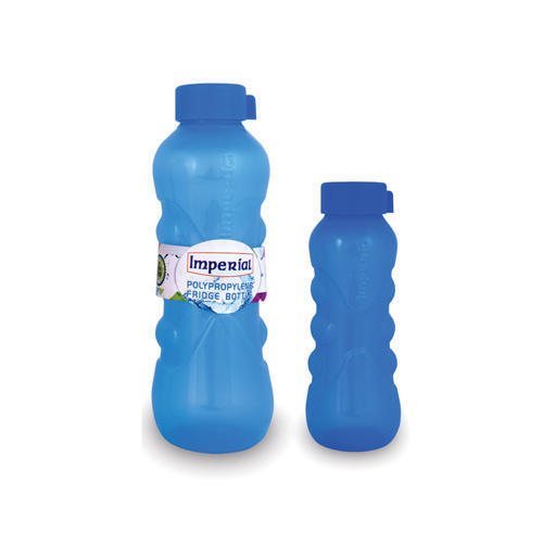 Fridge Bottle - Bpa Free Polypropylene, 500ml & 1 Litre Capacity, Colorful Translucent Design With Fresh Fruits Print, Perfect For Refrigerator Storage