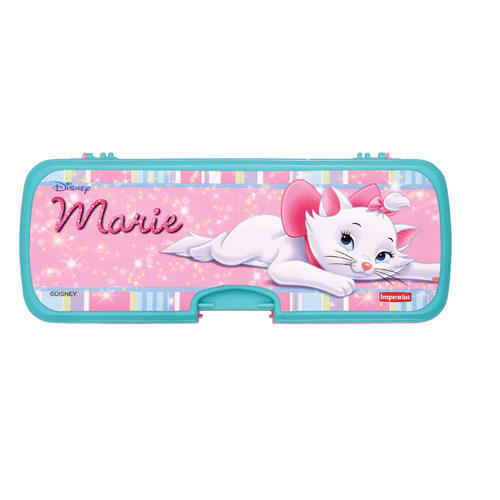 Yellow & Purple Snap Shut Pencil Box
