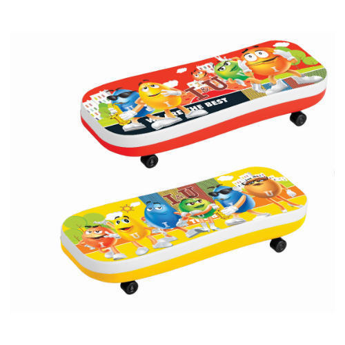 Pencil Box - Polypropylene Material, 3-15 Inch Size, Multicolor Design | Lightweight, Pattern Printed, Ideal For Schools