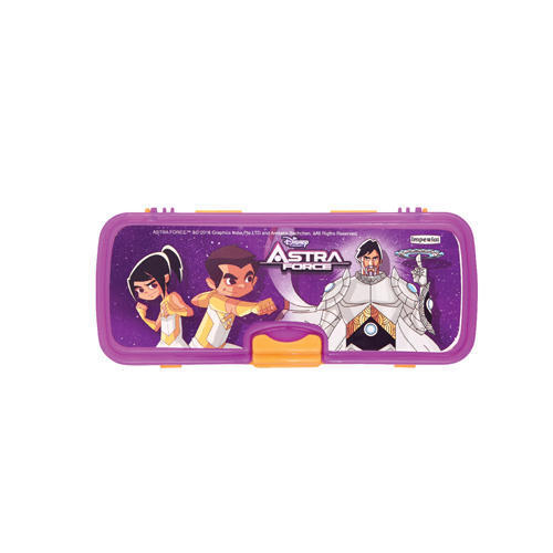 Pencil Box - Polypropylene Snap Lock Design, Rigid Multicolor, 3-15 Inch Size