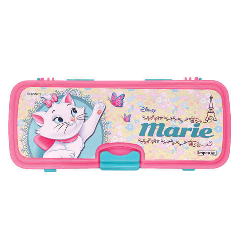 Pencil Box - Polypropylene Snap Lock Design, Rigid Multicolor, 3-15 Inch Size
