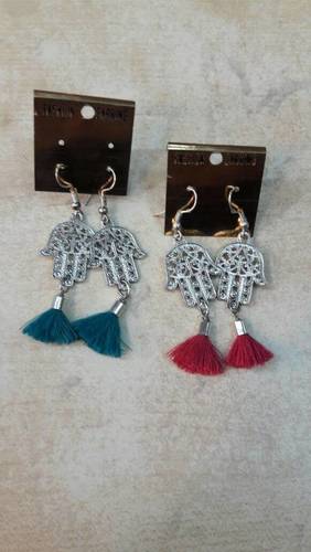 बोहेमिया विंटेज खोखला रेशमी धागा टैसल