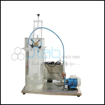 Fluid Mechanics Lab Equipments - Axial Flow Impeller Turbine Demonstration Model, Electronic Measurement of Load and Speed, Plexiglass Housing, Compact Design