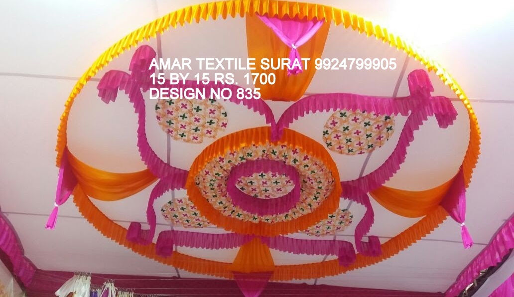 Ceiling Samiyana Tent Design