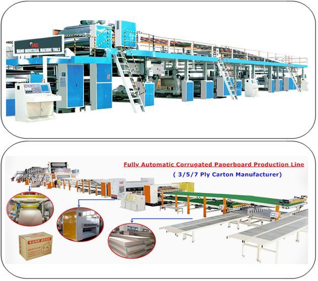 Fully Automatic Corrugated Paper Board Production Line