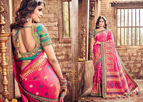 Indian Designer Heavy Silk Saree