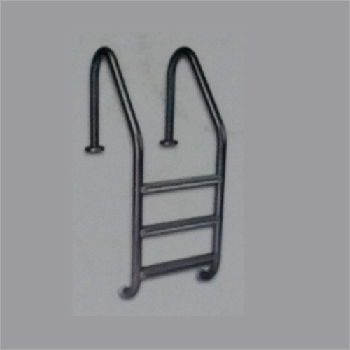 Swimming Pool Ladder - Stainless Steel Pipe / M.S. Seamless Pipe , Durable and Rust-Proof Design for Above and In-Ground Use