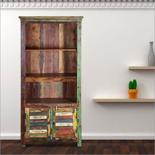 Brown Two Door Book Shelf