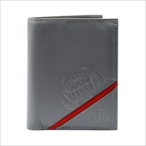 Cool Grey Mens Leather Wallet