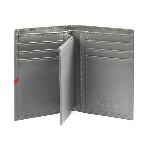 Cool Grey Mens Leather Wallet