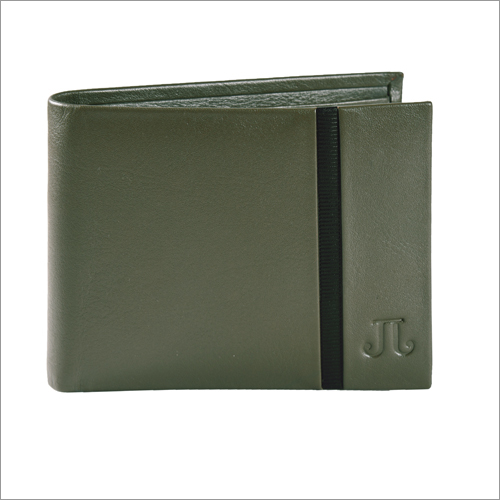 Grey Mens Leather Wallet