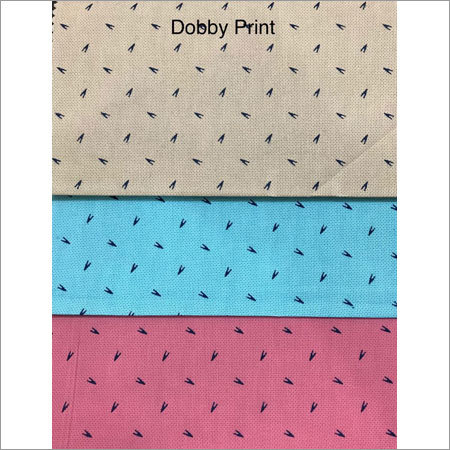 डॉबी प्रिंट फैब्रिक