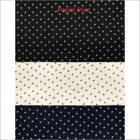 पॉपलिन प्रिंट फैब्रिक