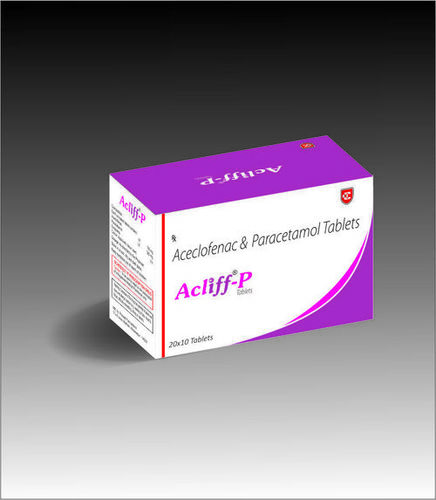 एसिक्लोफेनाक पेरासिटामोल टैबलेट विशिष्ट दवा