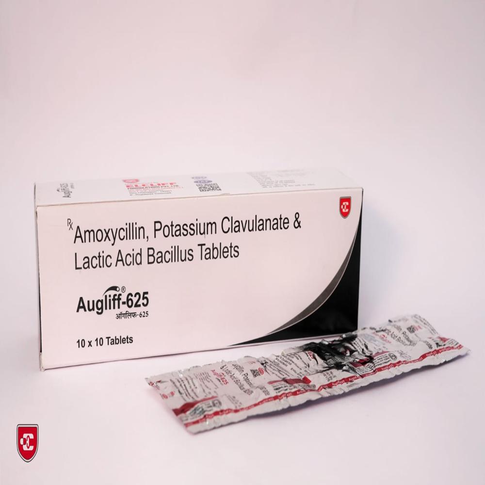  अमोक्सिसिलिन पोटेशियम क्लैवुलनेट और लैक्टिक एसिड बेसिलस टैबलेट