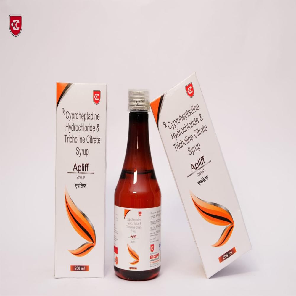 Cyproheptadine And Tricholine Citrate Syrup - Expertly Formulated Liquid Blend for Appetite Stimulation and Weight Gain | Features Advanced Protein Synthesis, Keep in Cool and Dry Place, Dosage as Per Prescription