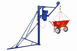 Monkey Lift Machine - Hoist Mount, 10 Ft Boom Length, 360-degree Movement | Material Hoist, 500 Kg Capacity, 7.5 Hp Motor, 1-year Warranty