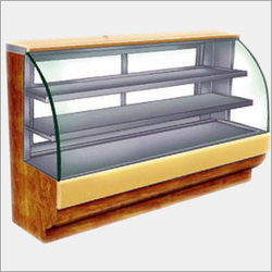 Bakery Display Counter - Stainless Steel, Customizable Dimensions, 3 Tempered Glass Shelves | LED Lighting for Optimal Presentation