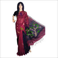 Ladies Terracotta Saree