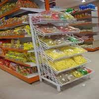 Fruit Rack - Heavy Duty Double Sided 3/4 Layered Design | Long Lasting Powder Coated Finish, Customizable Sizes
