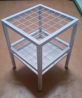 Long Life Use. Metal Broom Stand