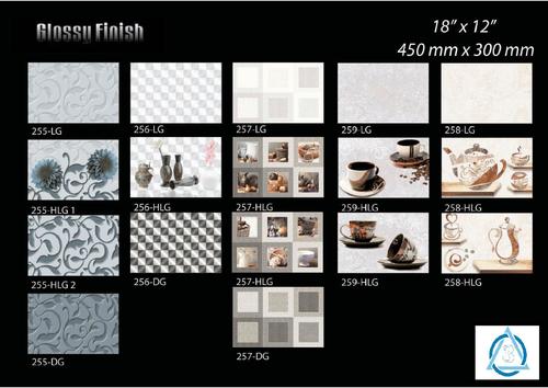 चमकदार दीवार टाइल्स