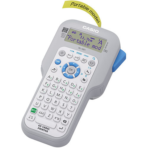 Casio Label Printer - 200 DPI, 60 x 112 x 202mm | Automatic 31 Languages, LCD Display, Supports 12mm Tape, 10mm/sec Printing Speed