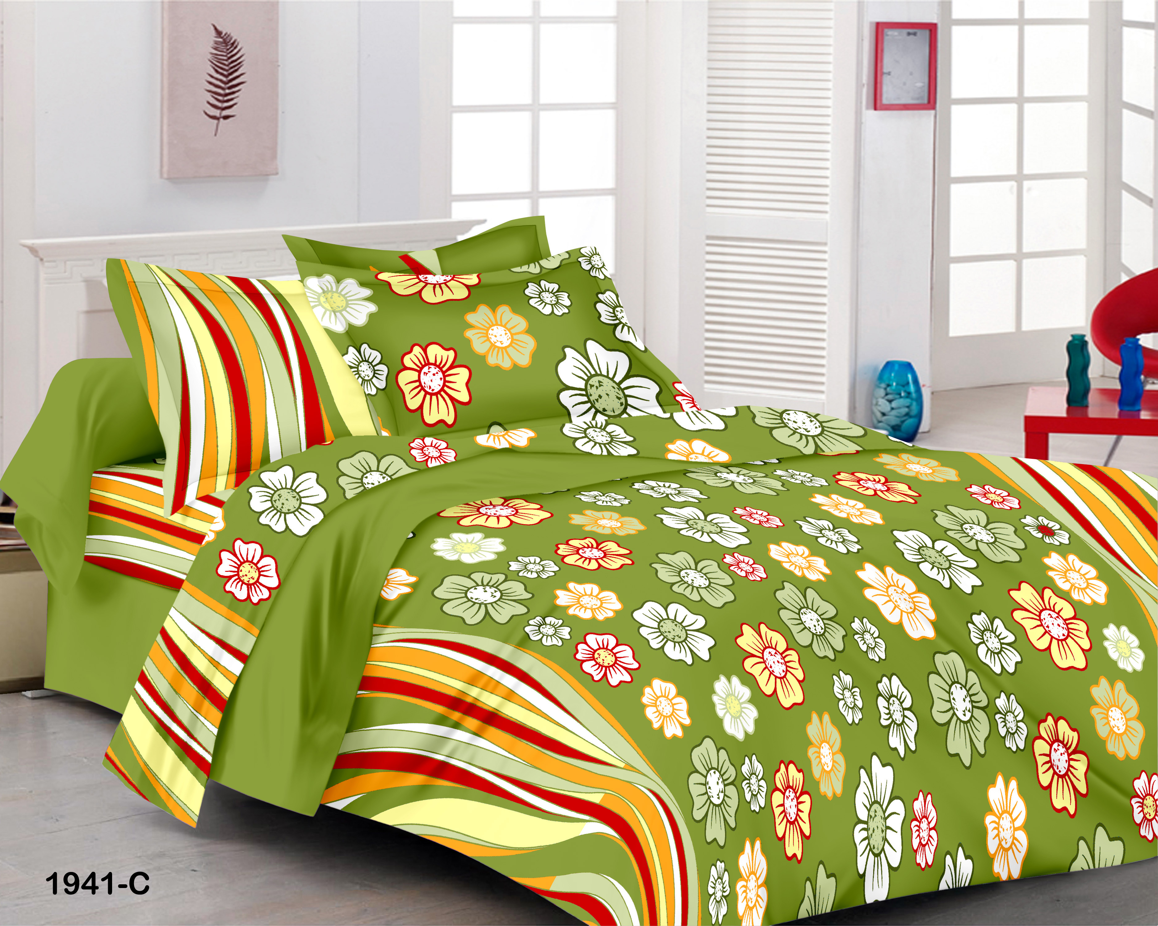 Handloom Bed Sheets - Cotton, Double Size, Pink | Durable Fabric, Soft Comfort, Easy Care, Unique Floral Design, Vibrant Colors