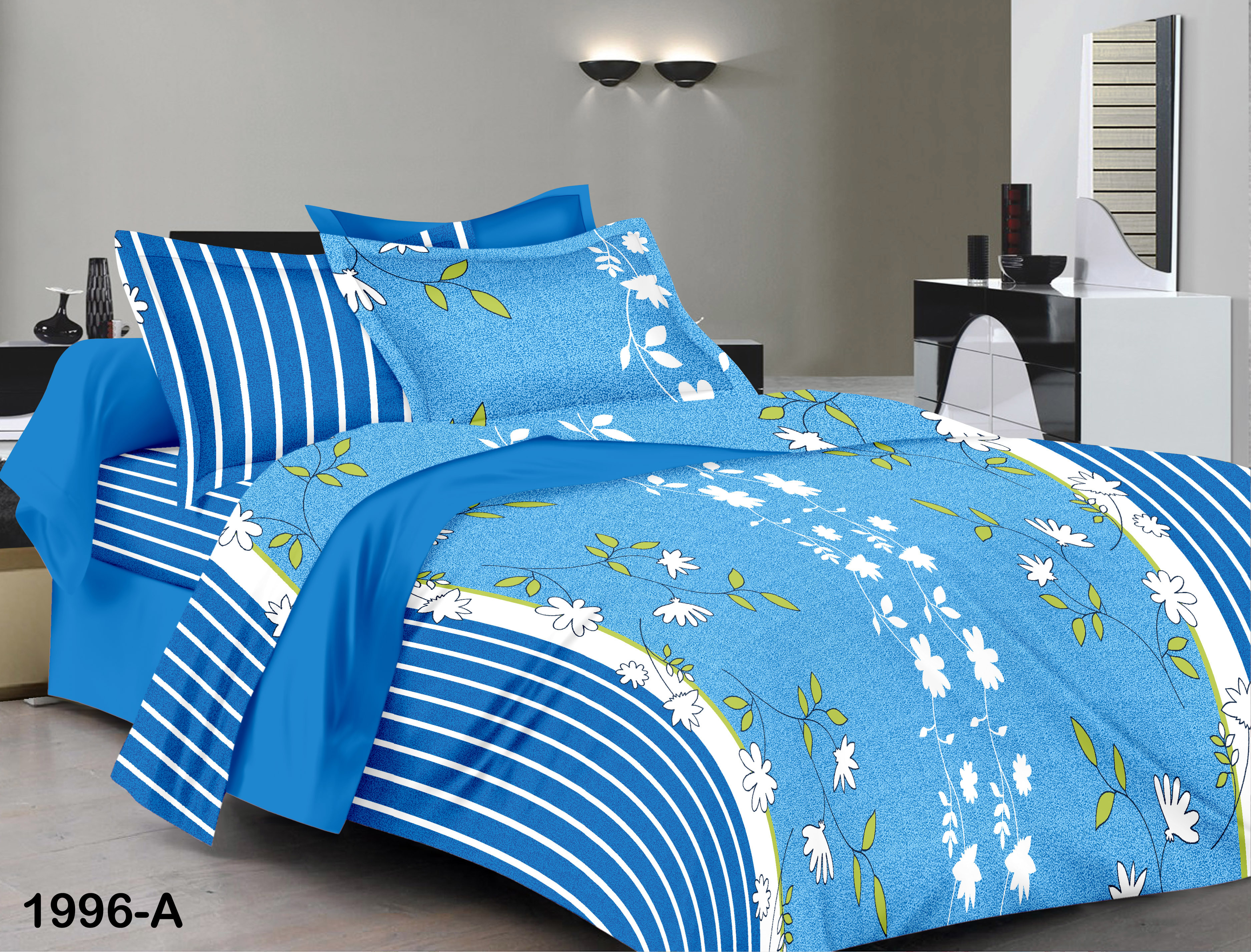 Applique Bed Sheet - Cotton, Single To King Size, Pink | Handcrafted, Durable Fabric, Elegant Style, Fine Texture, Unique Design, Traditional Look