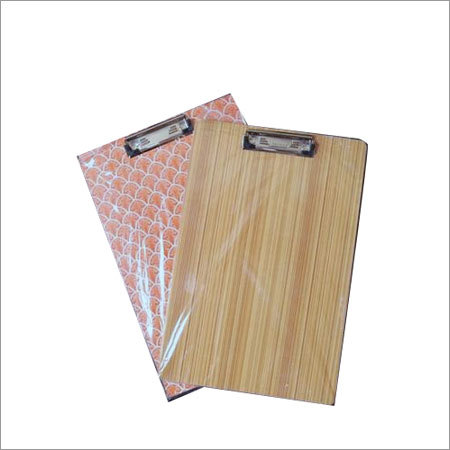 Student Writing Pad - Plastic Material, Lightweight Design, Pink and Brown Colors | Anti-Rust Feature, Ideal for Exams and Creative Activities