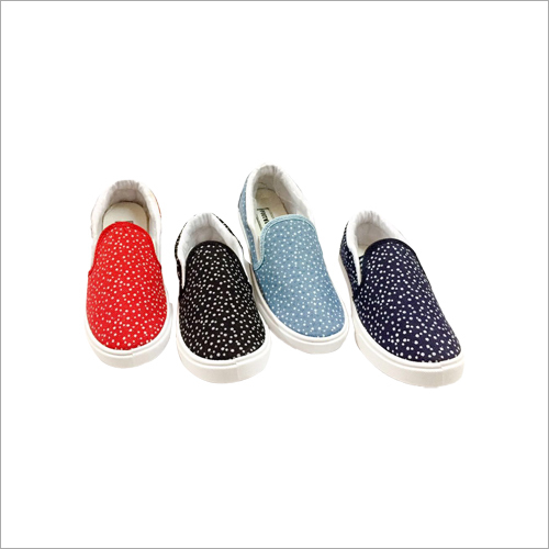 Ladies Printed Canvas Shoe Insole Material: Pvc