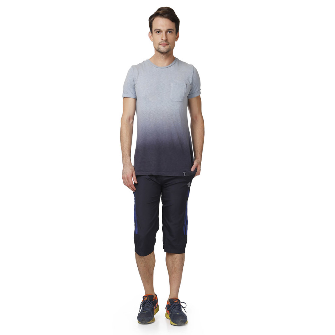Men's Capri (Ns Polyester) - Sizes S, M, L, Xl, Xxl | Color: Nevy & Blue, Stylish Design For Summer Casual Comfort