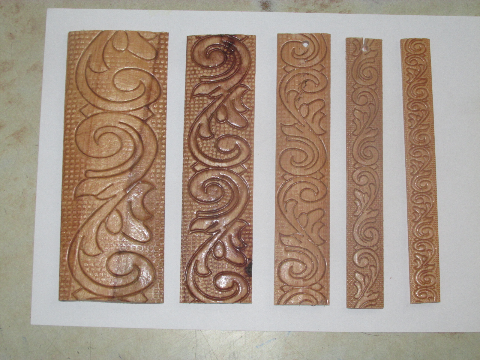 Solid Wood Boards Embossing Moulding