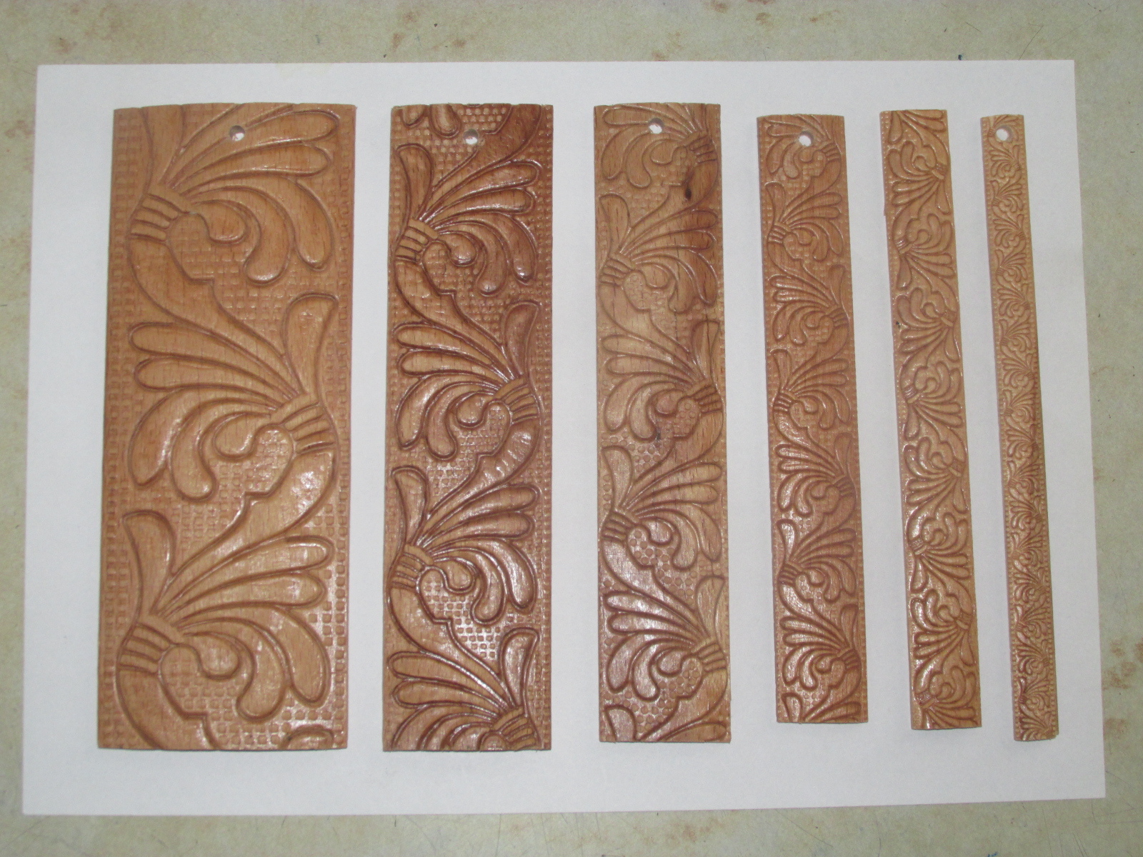 Solid Wood Boards Embossing Moulding