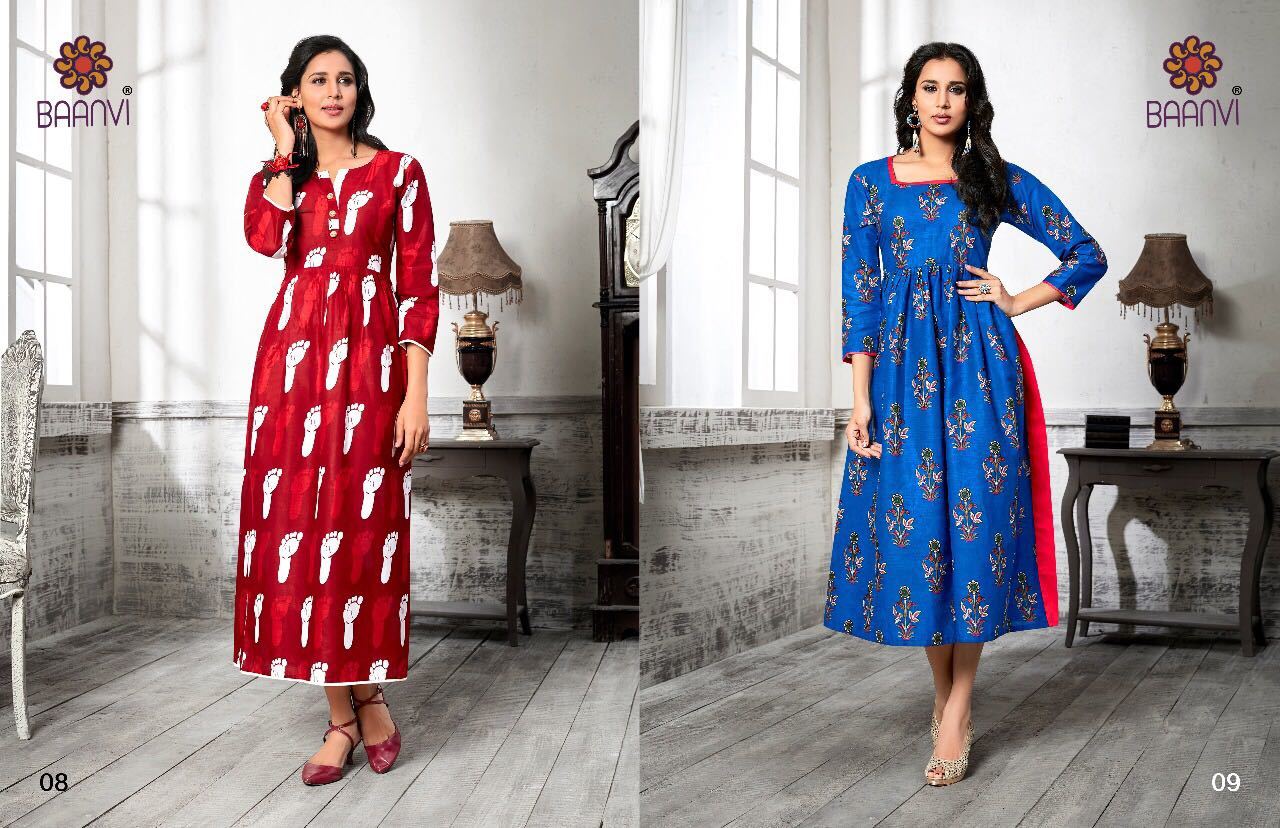 Cambric Print Kurti