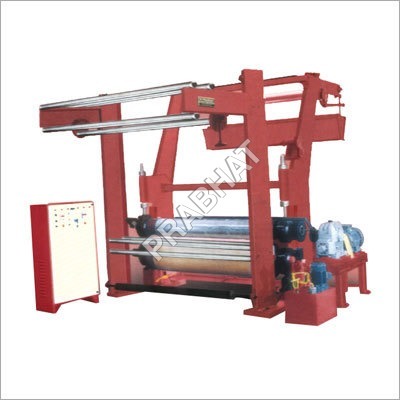 Embossing Calender Machine - Color: Red