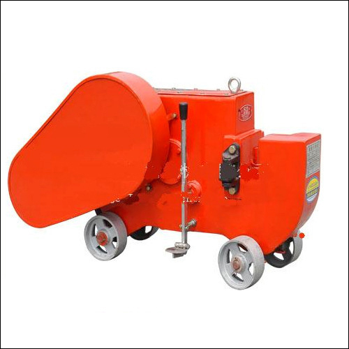 Bar Cutting Machine - Steel Body, 1190x450x680 mm, Red Color, 3 kw Motor Power, Up to 32 mm Cutting Thickness, 30 Cuts/Minute, Mechanical Control System