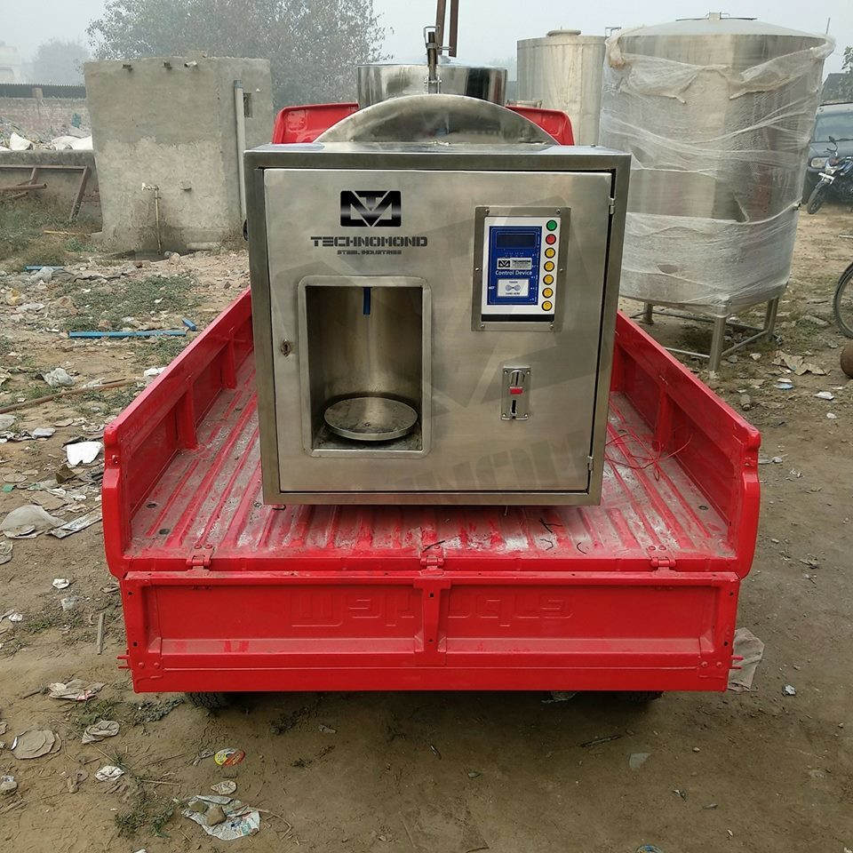 Stainless Steel Milk Vending Machine