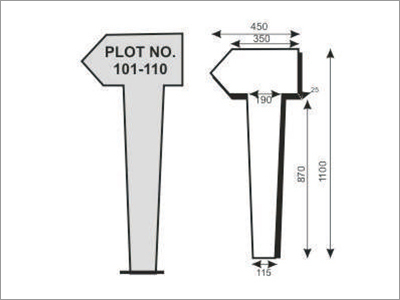 Rcc Road Sign Board at Best Price in Rohtak | R. D. Concreate Co.