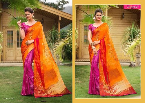 Indian Designer Digital Printed Saree