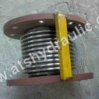 Single With Flange - Stainless Steel, Round Head Code , Brown And Silver Polished Finish For Pipe Usage