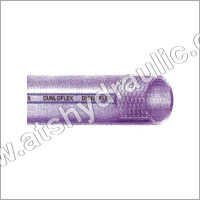 Transparent Purple Pvc Braided Hose (Transparent)