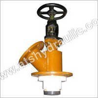 Yellow Fep Lined Flush Bottom Valve