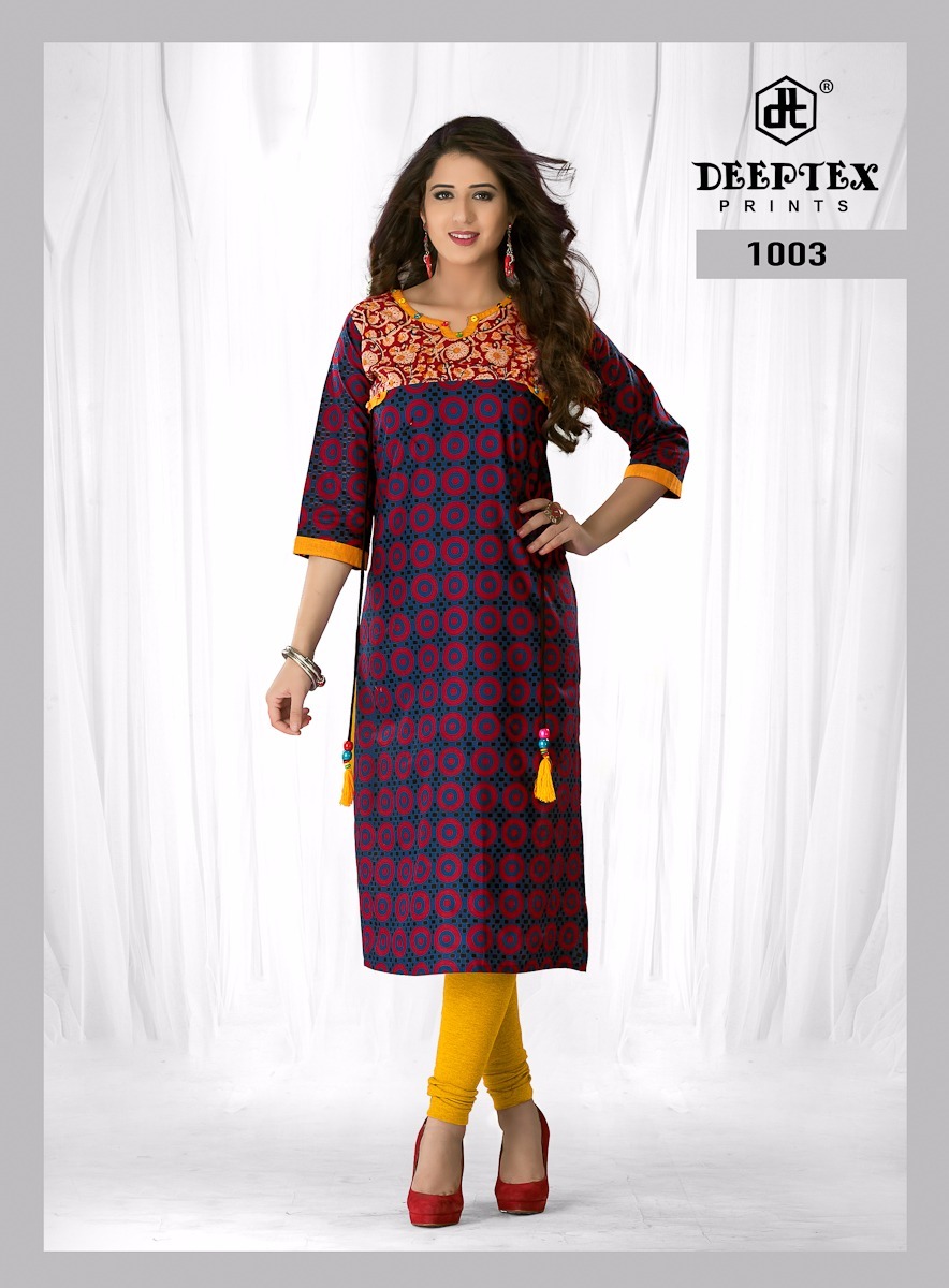 Cotton Fabric Stitched Kurti